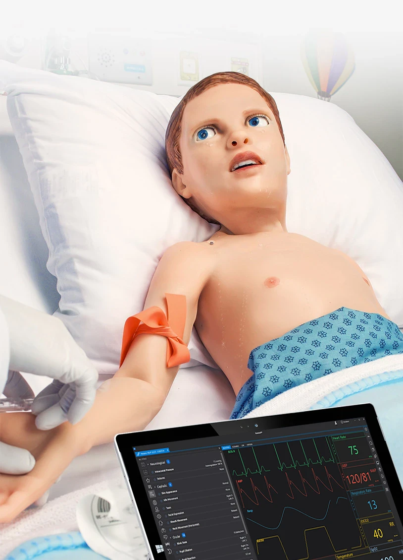 Pediatric HAL® S2225 – Avancerad pediatrisk patientsimulator med realistiska känslor och fysiologiska reaktioner